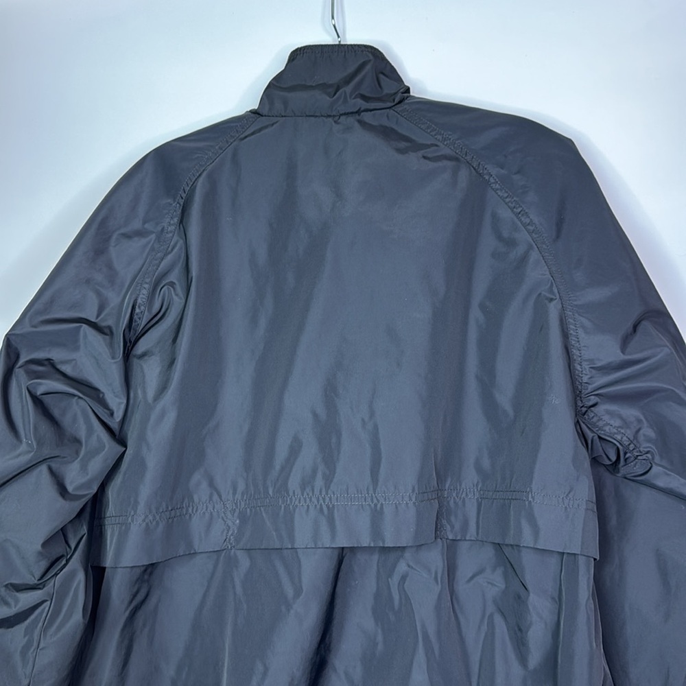 Vintage Nike Black Full Zip Nylon Windbreaker Jacket Size Medium - Picture 5 of 11